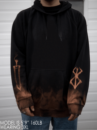 RAGE Berserk Guts (Hand painted bleach dyed)